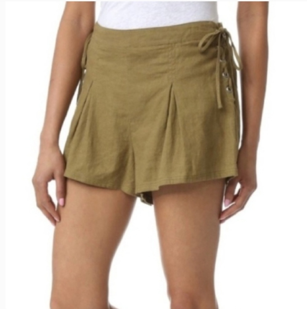 Free People Tie Shorts - Picture 2 of 3